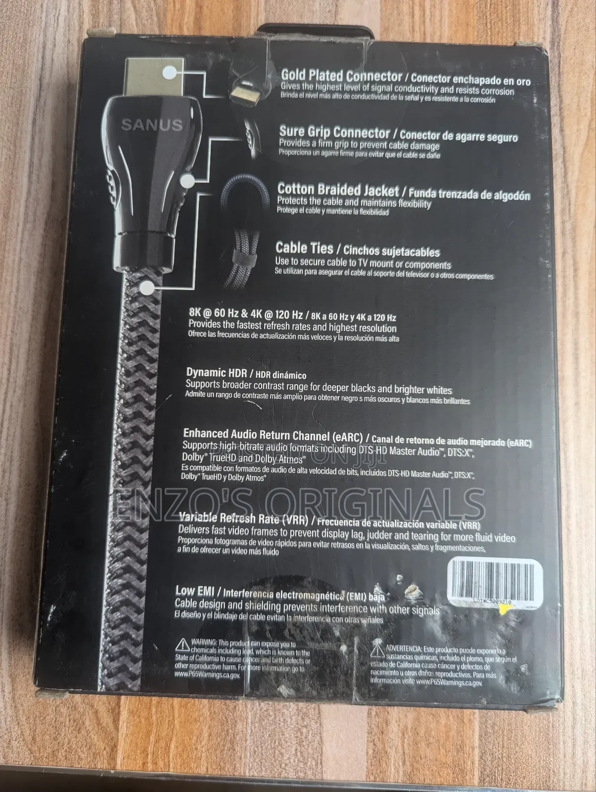 8k Ultra High Speed Certified Hdmi 2.1 Cable 2m Or 6.56ft