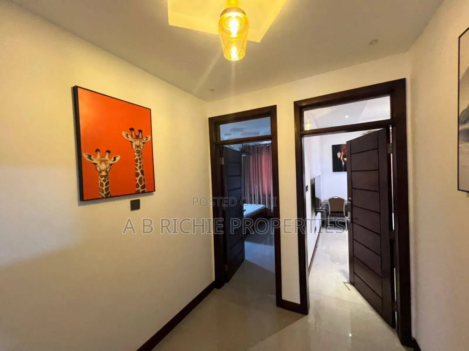 3 Bedroom Fully Furnished Apartment for Rent at Tse-Addo