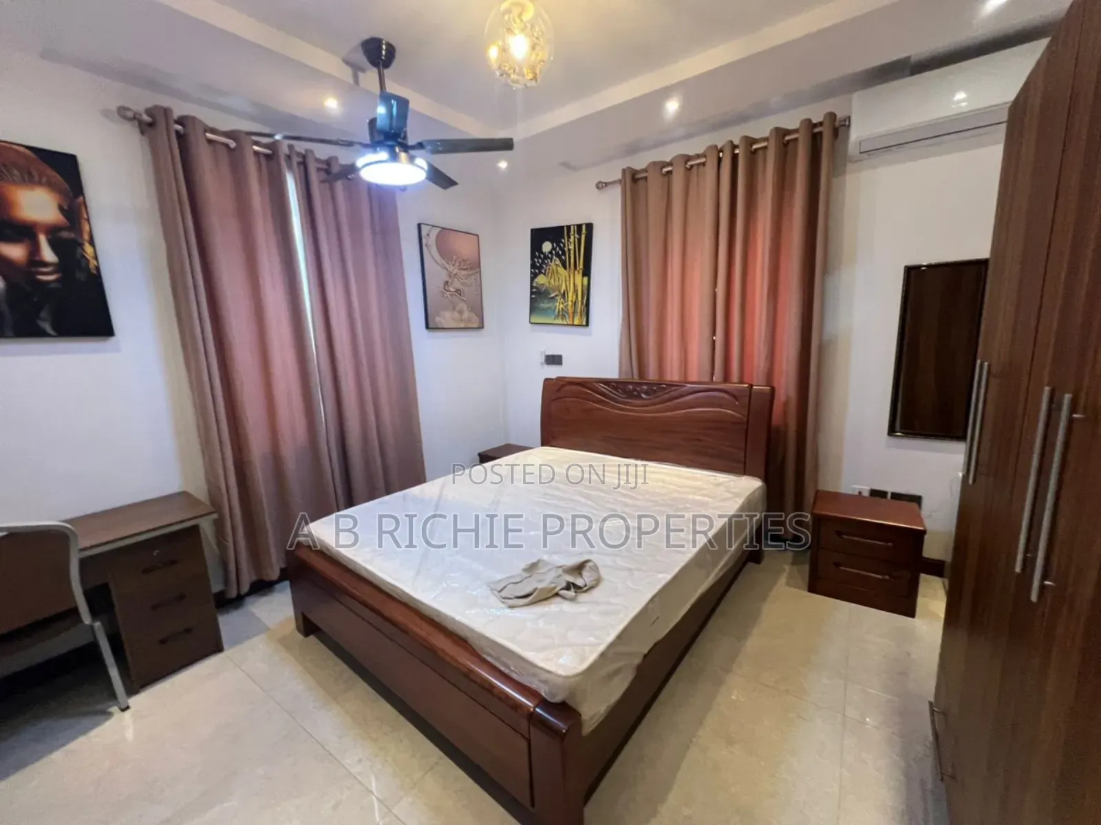 3 Bedroom Fully Furnished Apartment for Rent at Tse-Addo