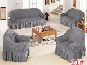 Luxurious Skirt Sofa Chair Covers Full Set