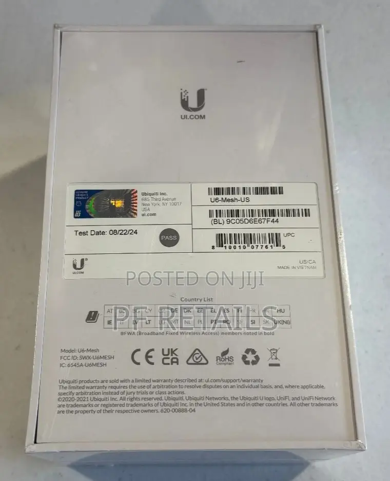 Ubiquiti Wifi 6 Mesh (U6-Mesh)