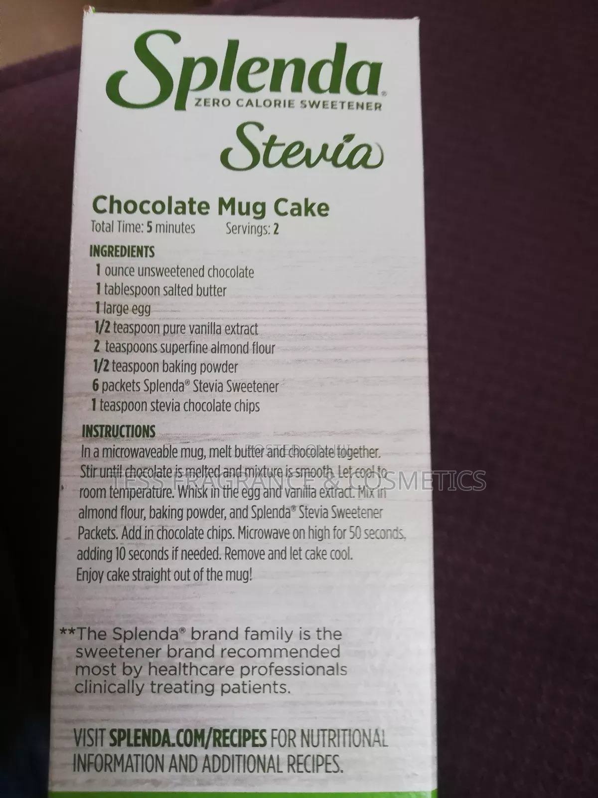 Splenda Stevia Sweetener,