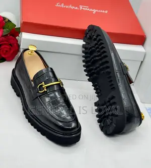 Salvatore Ferragamo High Sole Black Men’S Shoe