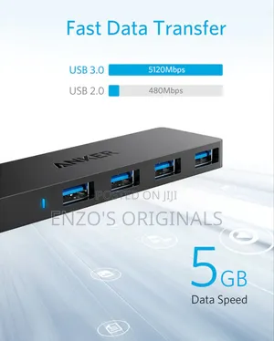 Anker 4 Port Usb 3.0 Hub Extension Used