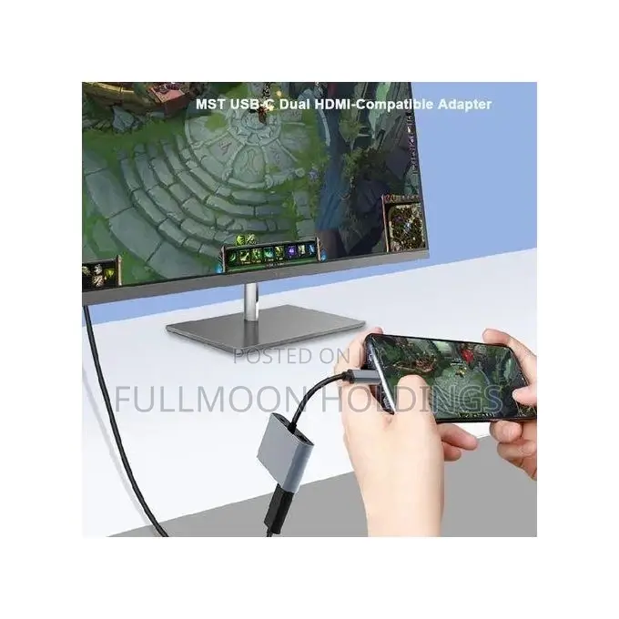 Converter 2 in 1 Type-C to Hdmi 4 in 1 Hd Dock
