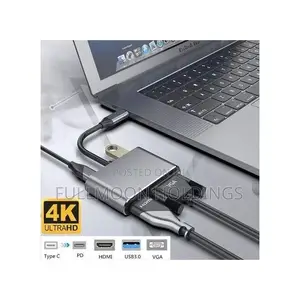 Converter 2 in 1 Type-C to Hdmi 4 in 1 Hd Dock