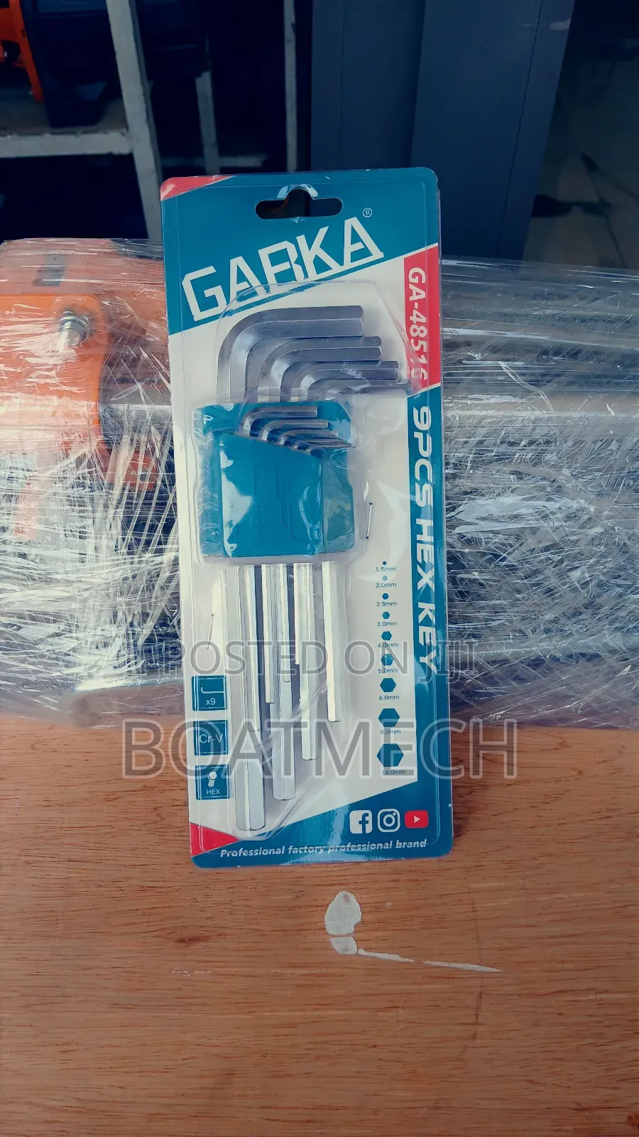 Gabka 9pcs Hex Key