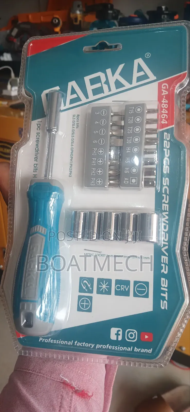 22pcs Screwdriver Bits