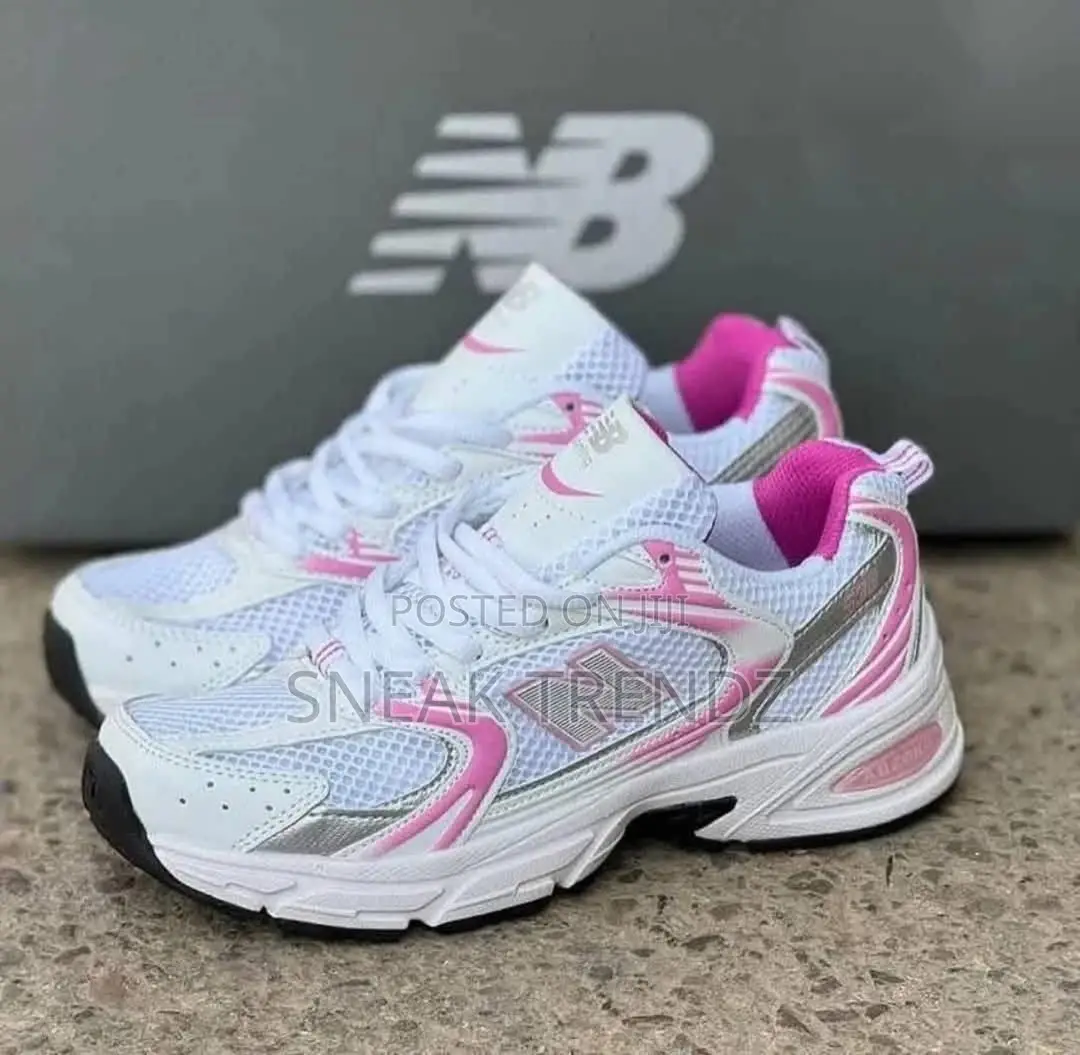 New Balance Nb 530 White Silver and White