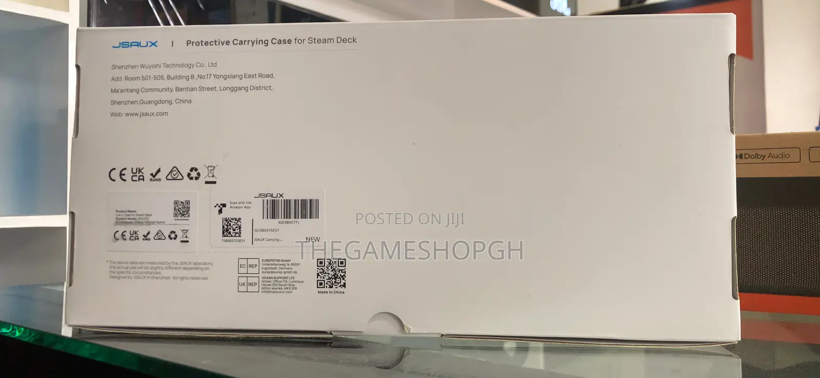 Carry Ingredients Case for Steam Deck Gaming Console