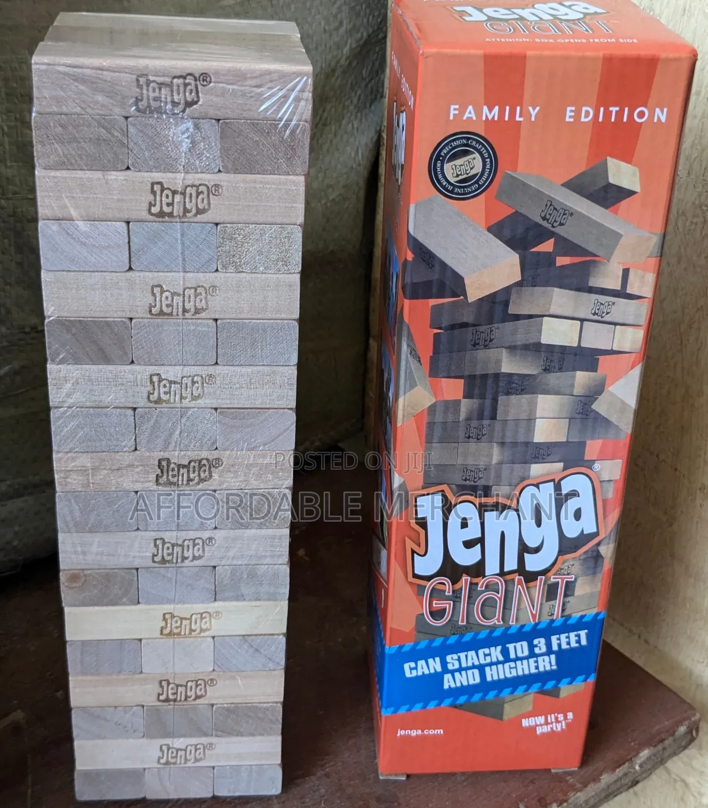 Jenga Game Made Of Quality Wood