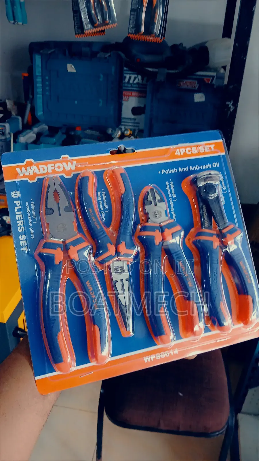 Wadfow 4 Set Plier Tools Kit