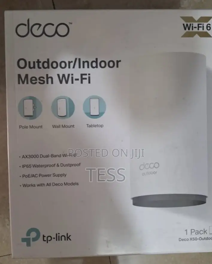 Tp-Link Deco X50-Outdoor Mesh Wifi 6 Ax3000 Dual Band 1 Pack