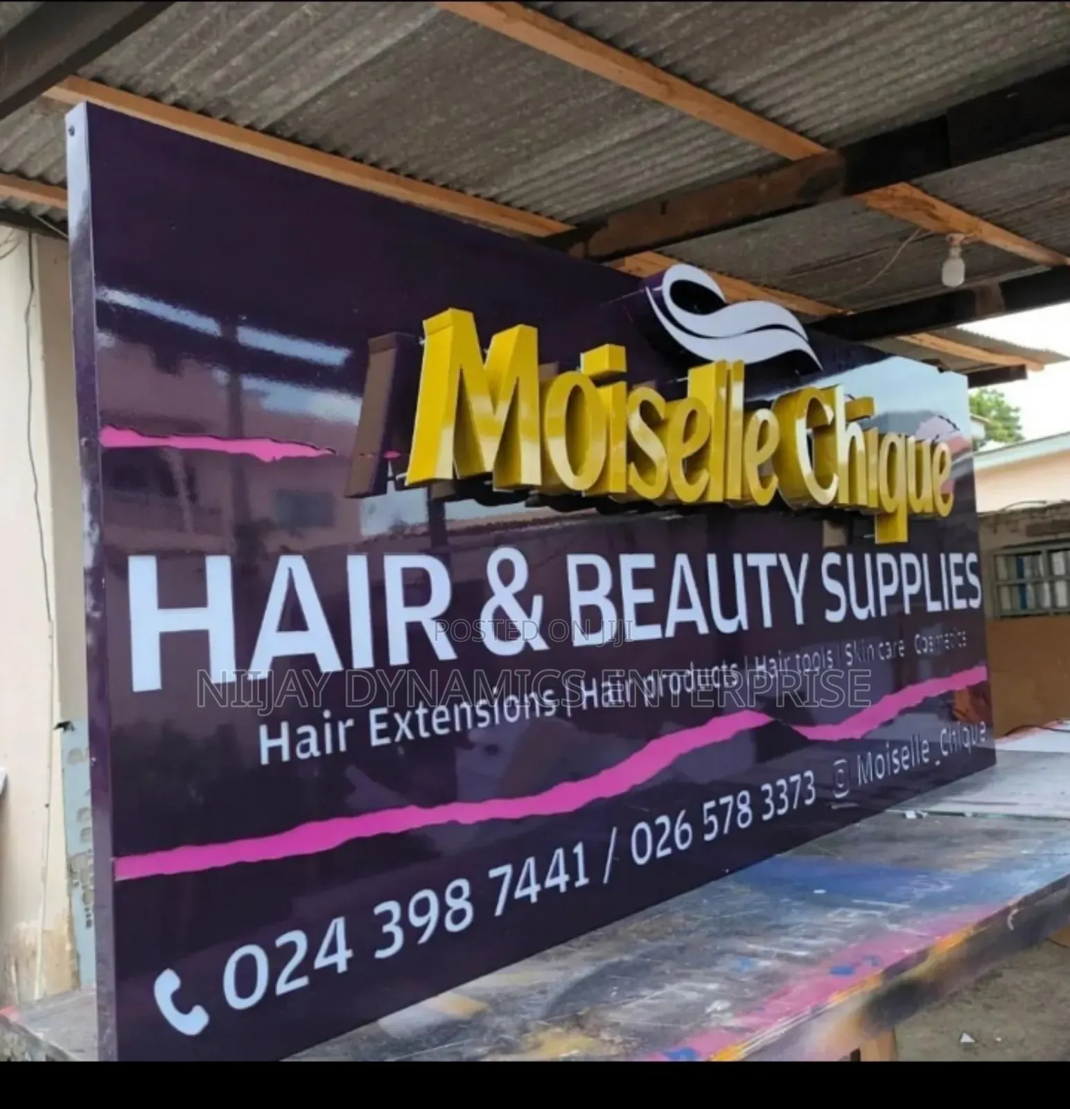 We Make Quality 2d 3d Signboards Signages in Takoradi.