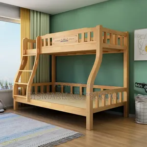 Wooden Bunk Bed Frame Dormitory