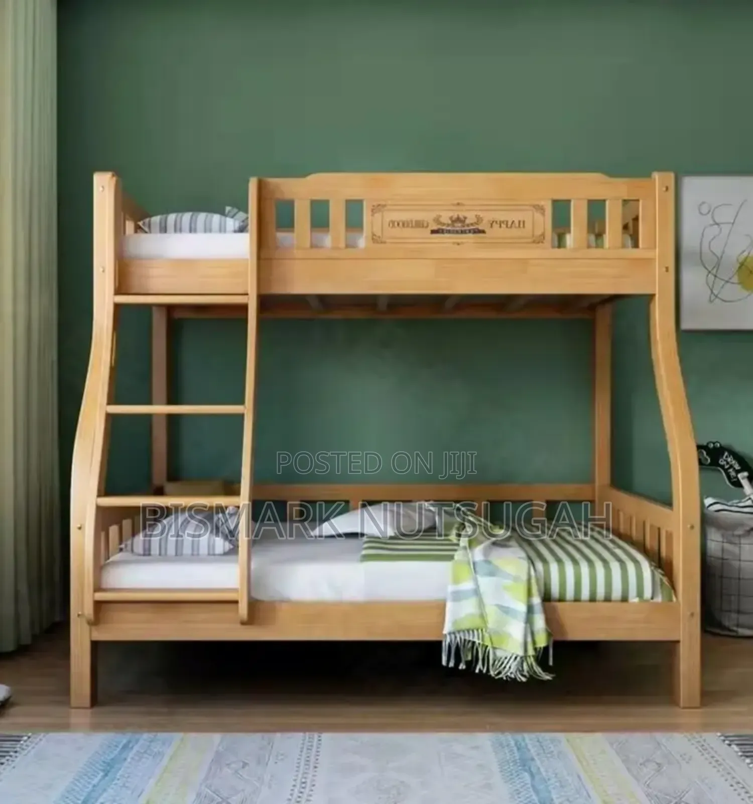 Wooden Bunk Bed Frame Dormitory