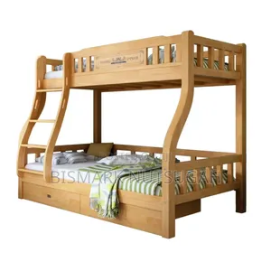 Wooden Bunk Bed Frame Dormitory