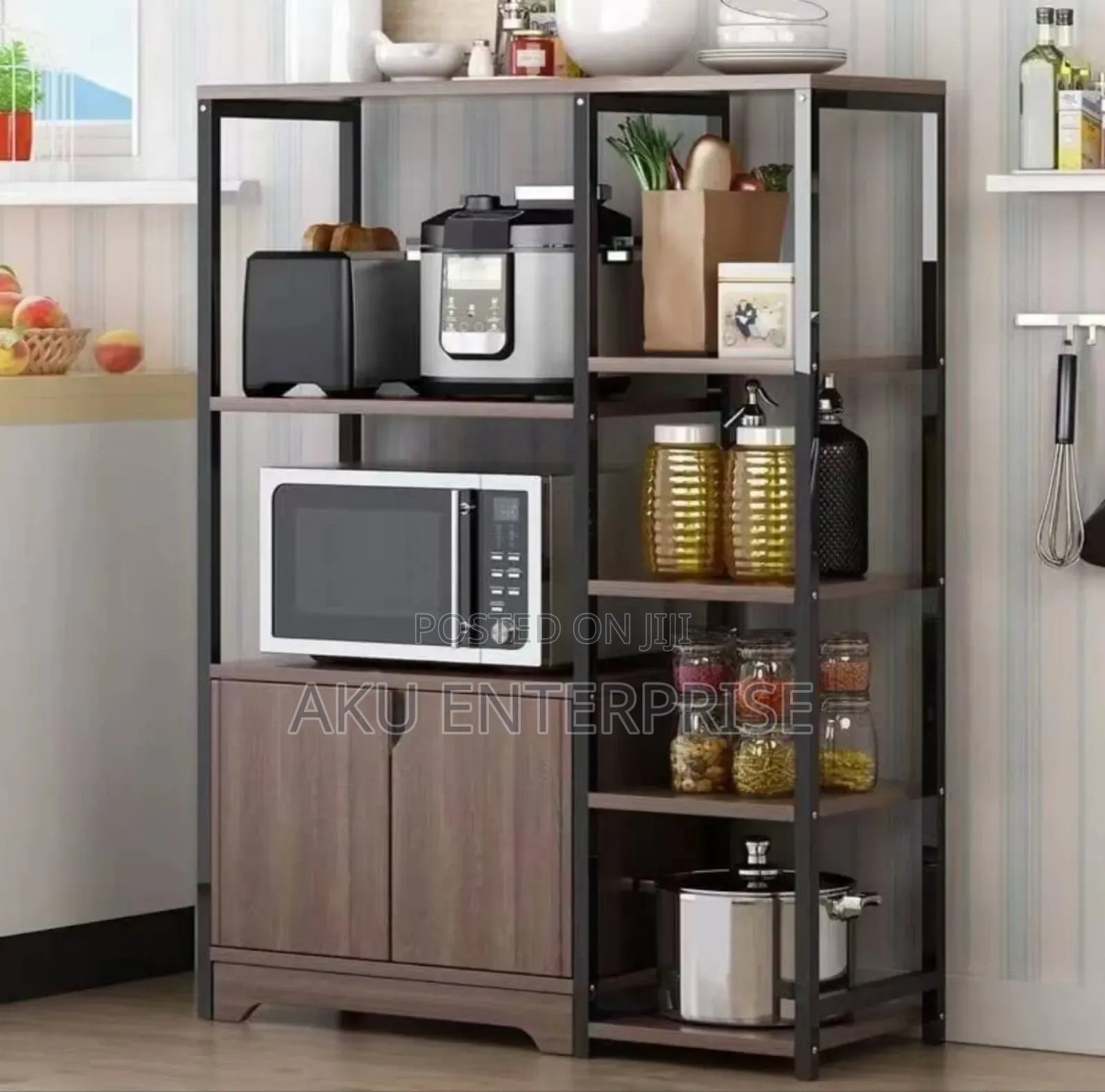 Storage Rack Stainless Steel Kitchen Shelf Multi-Layer