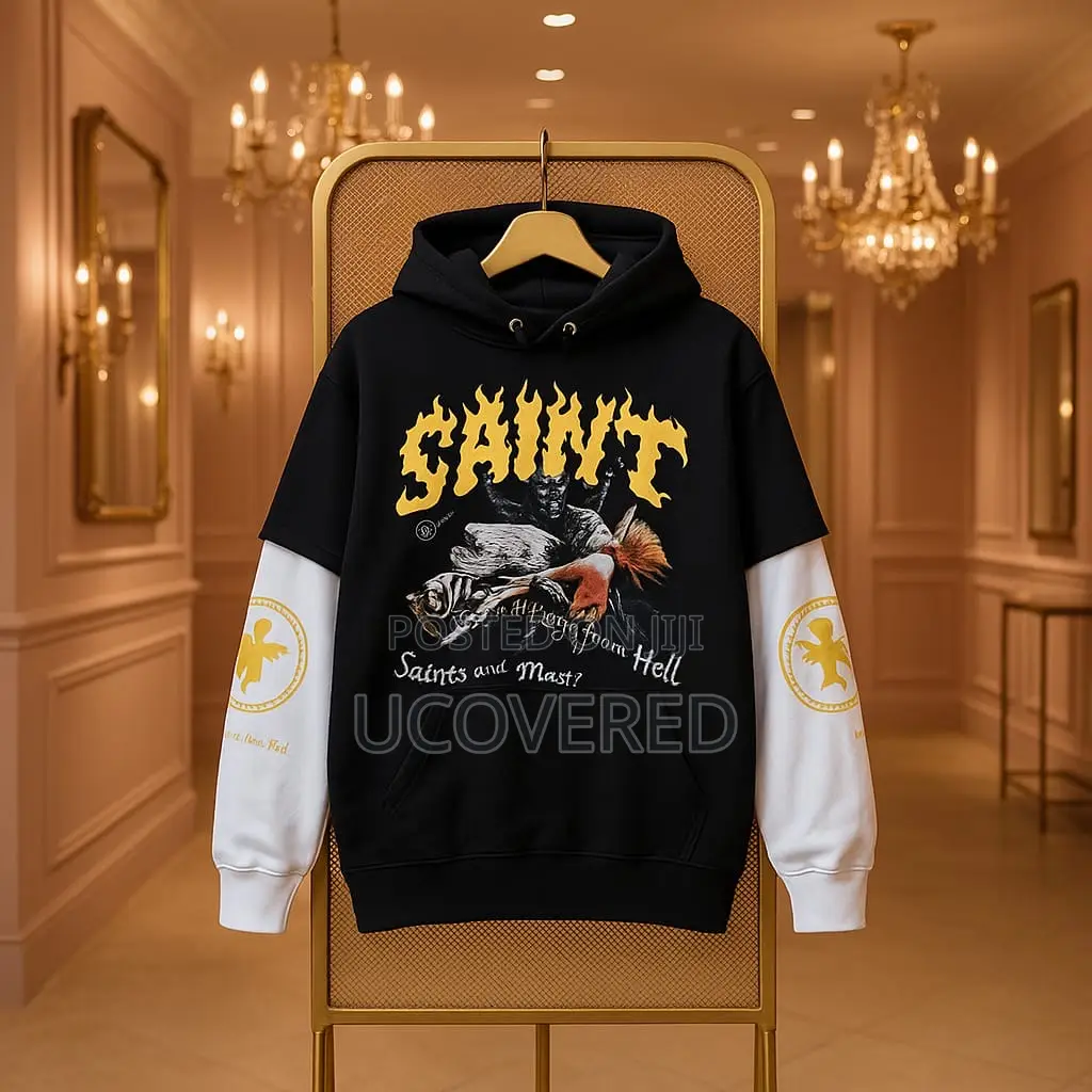 Unisex Midweight Vintage Sleeve Hoodie Sweatshirt