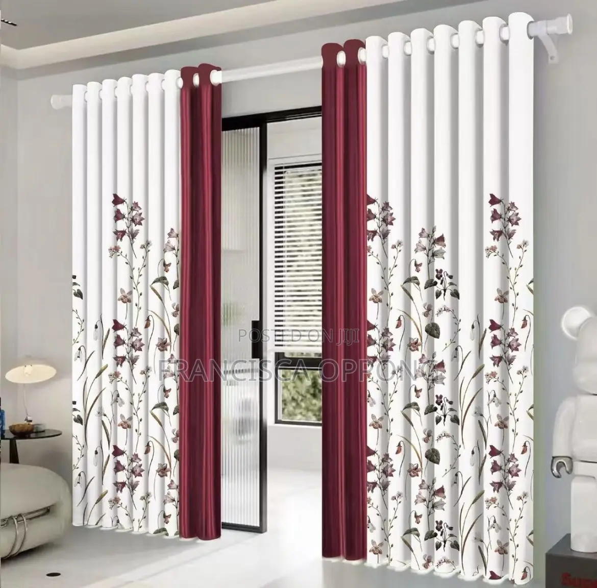 Finest 4 in 1 Curtains(Available in Colors)