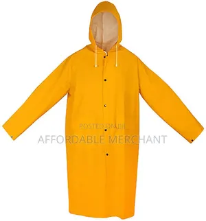 Long-sleeve Raincoat With Hood