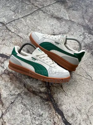 Classic Puma Green White and Brown