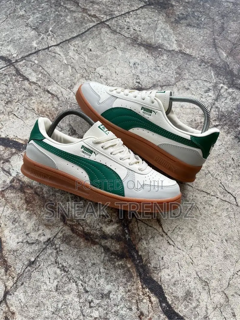 Classic Puma Green White and Brown