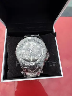 Seiko Automatic All Black Ss Men Watch