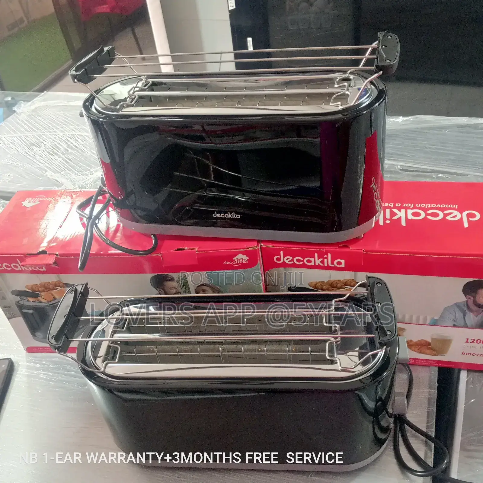 Easy to Use Decakila Toaster 1200-1400w Decakila Toaster
