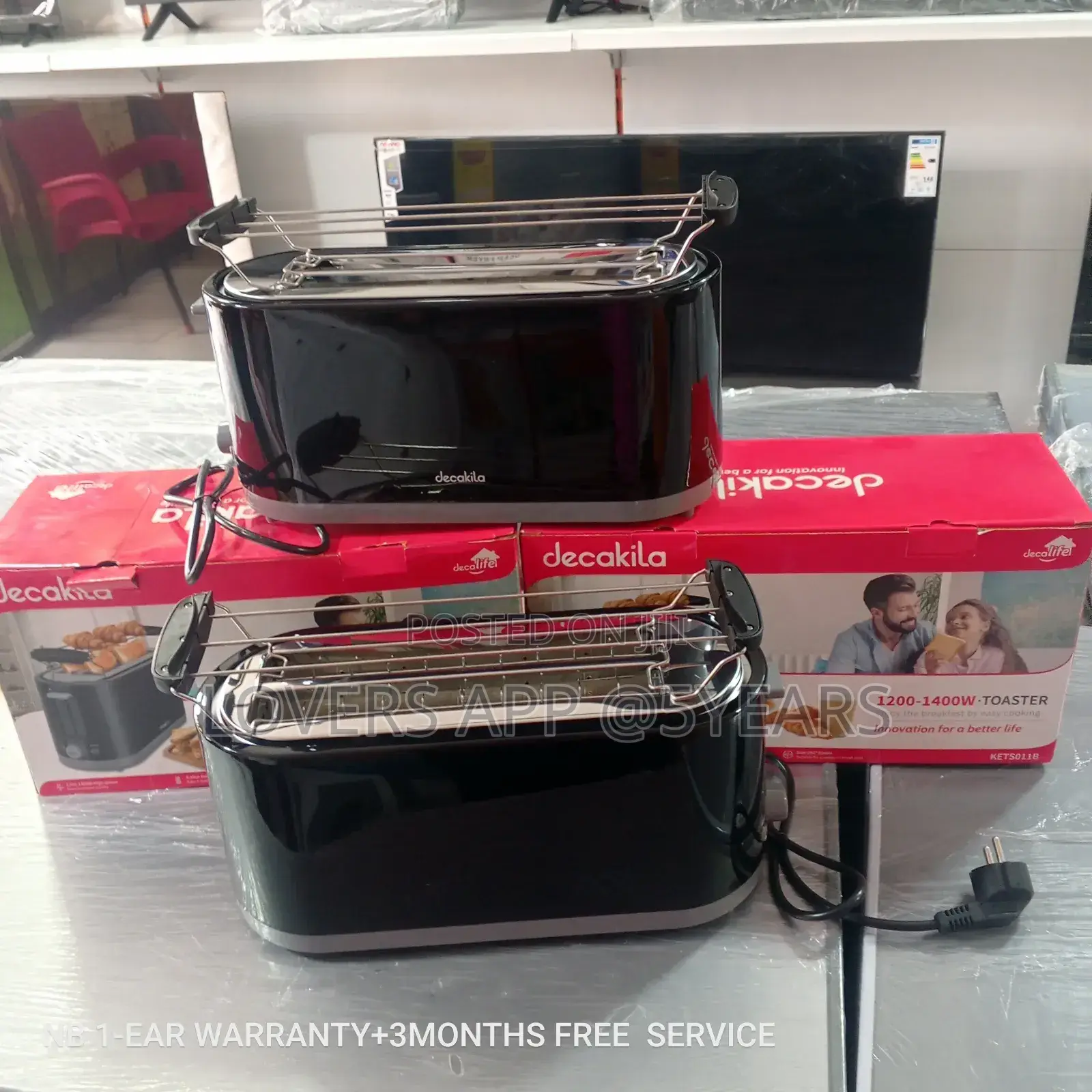 Strong Decakila Toaster 1200-1400w Decakila Toaster