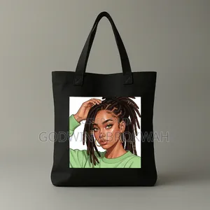 Picture Print Canvas Tote Bag