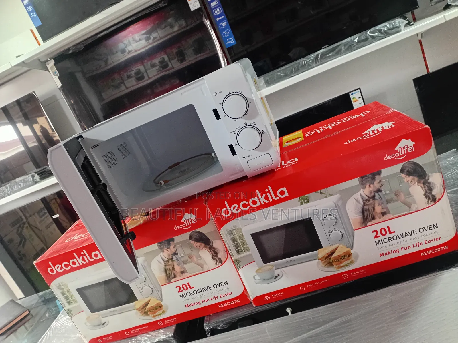 20l Decakila Rapid Heat Microwave Oven