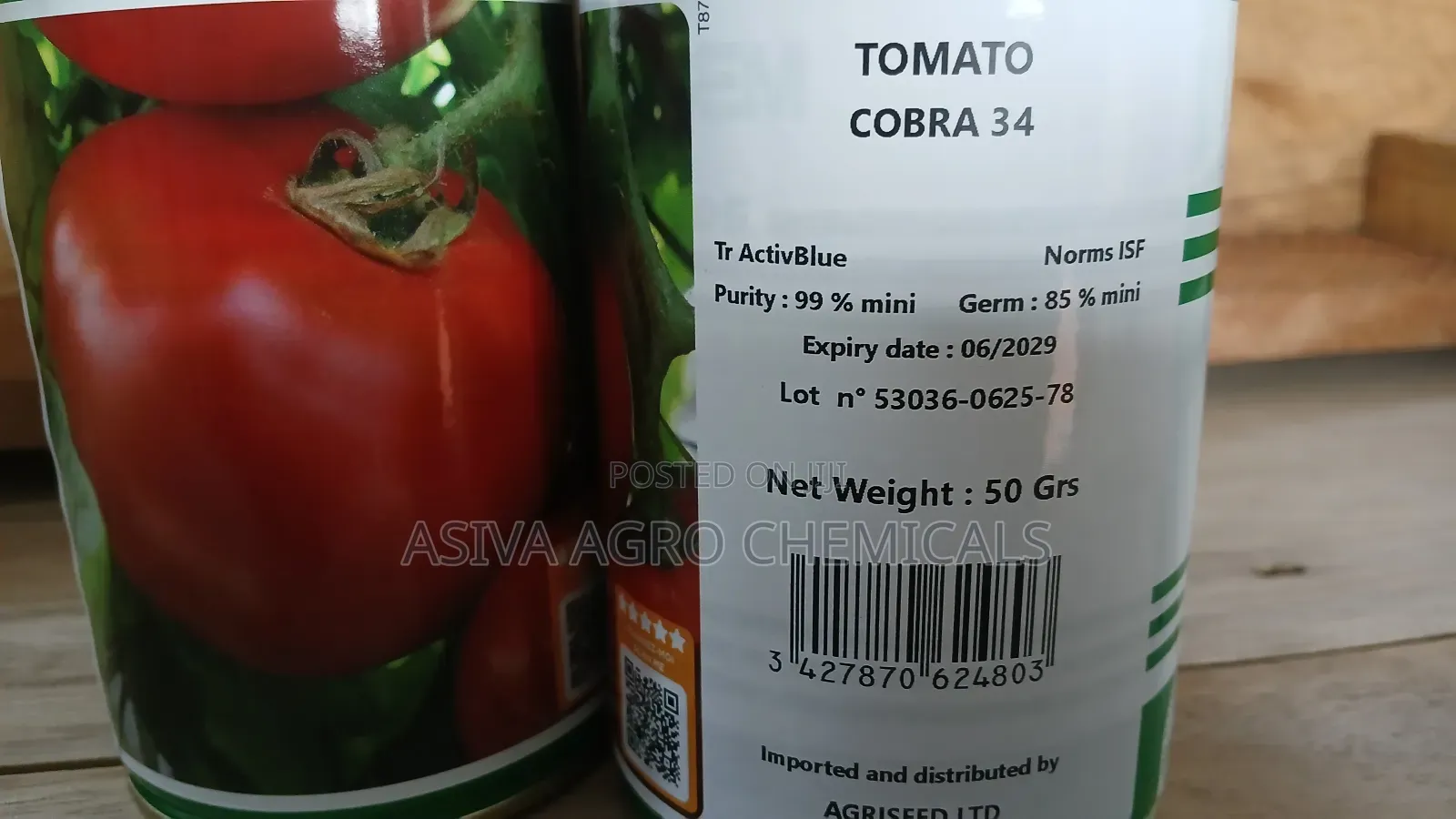 Cobra 34 Tomato Seeds 50grams