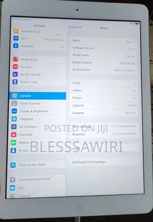 Apple iPad Air 16 GB Silver