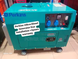 Power Output Perkins Diesel Generator 10kva Silent