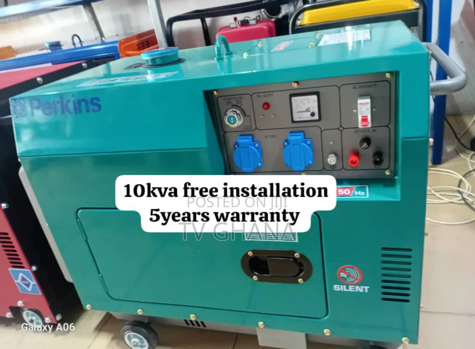 No Break in Business Perkins 10kva 13000wats Diesel Silent
