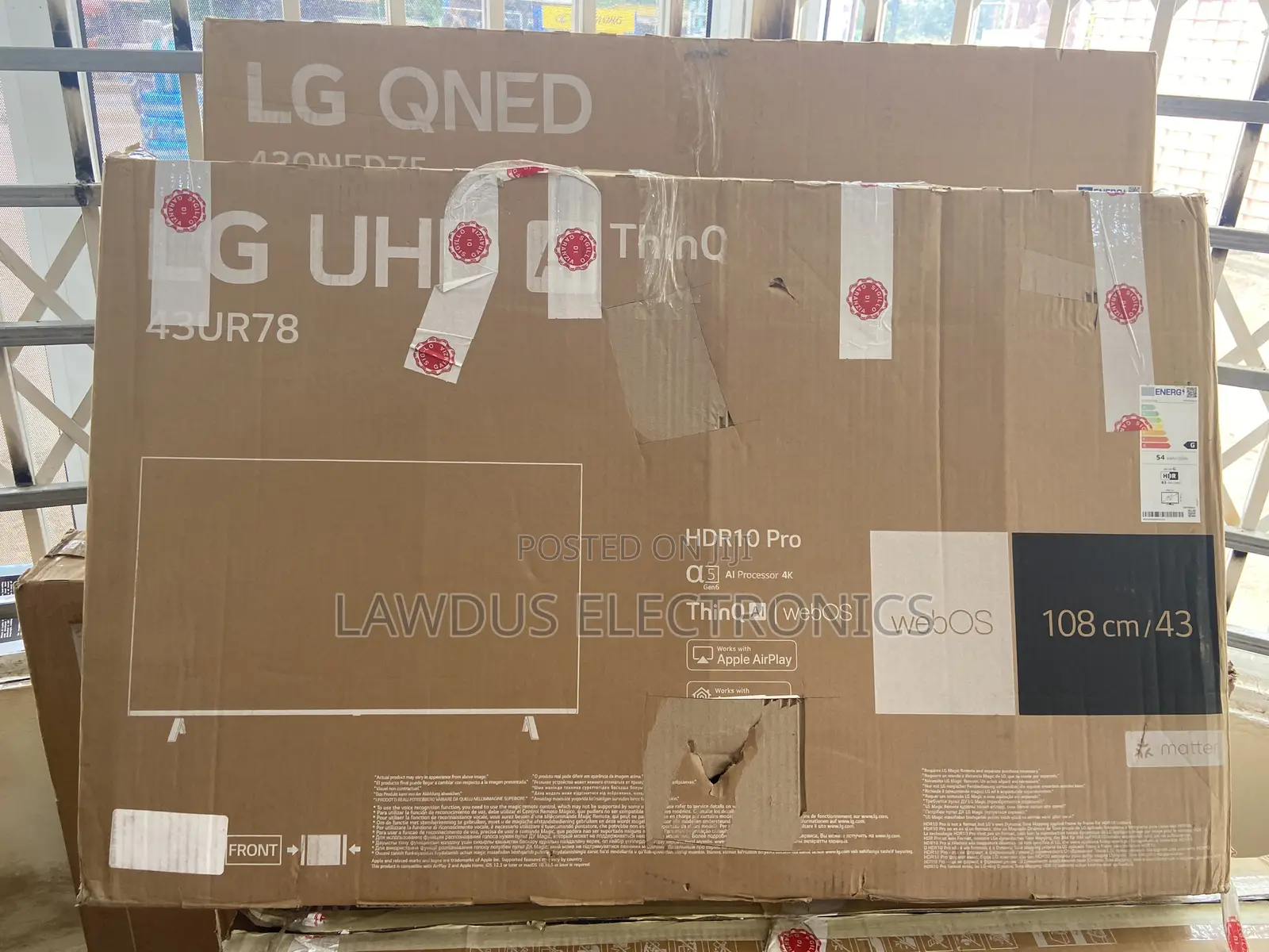 Lg 43” Smart Tv
