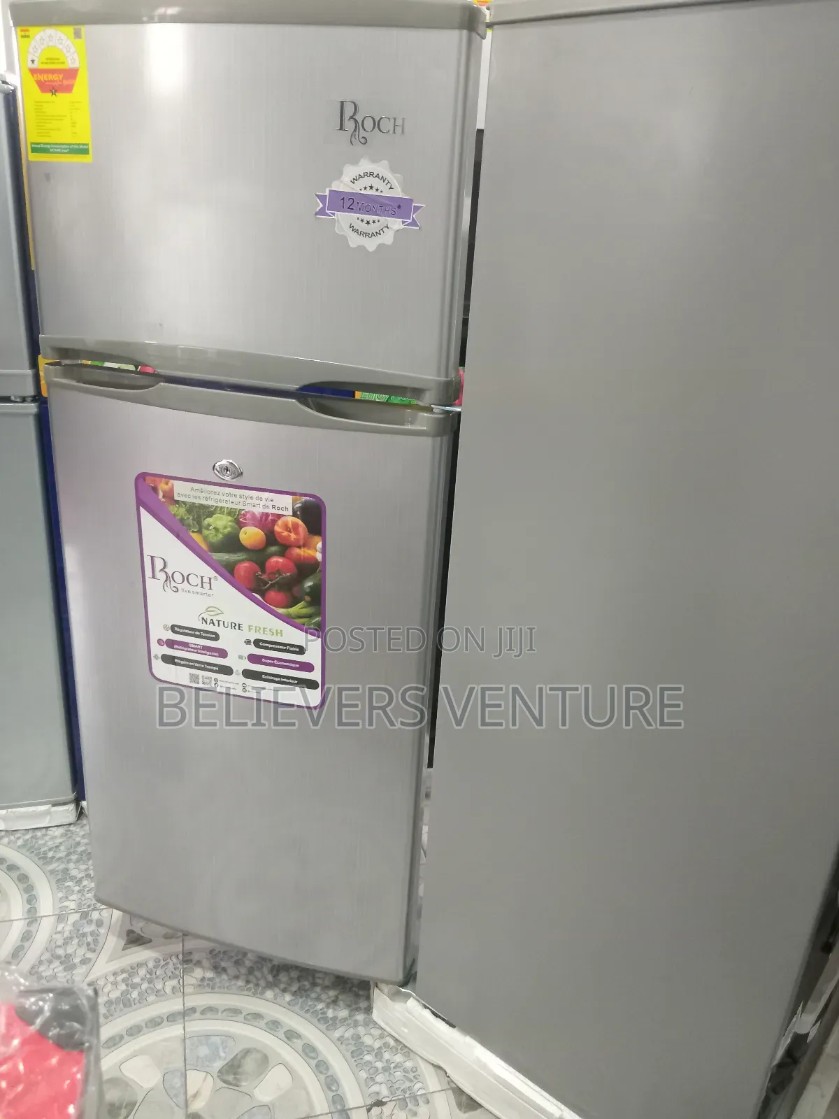 Fast Freezin Roch Top Freezer Roch Fridge Freezer 117l