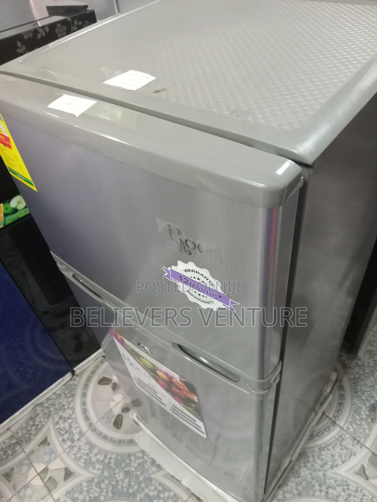 Easy to Use Roch Product RFR-140t-B Fridge Fridge 117l