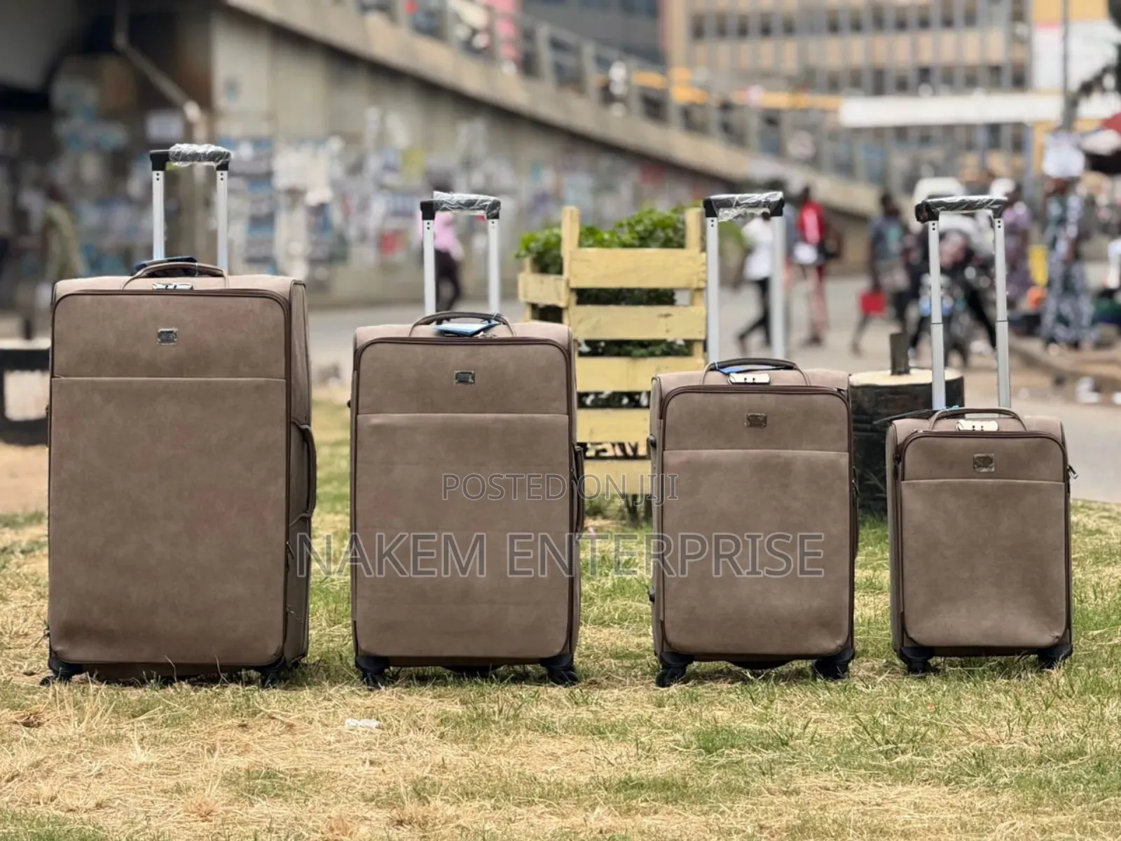 Marrent Genuine Leather 4in1 Trolling Travelling Luggage