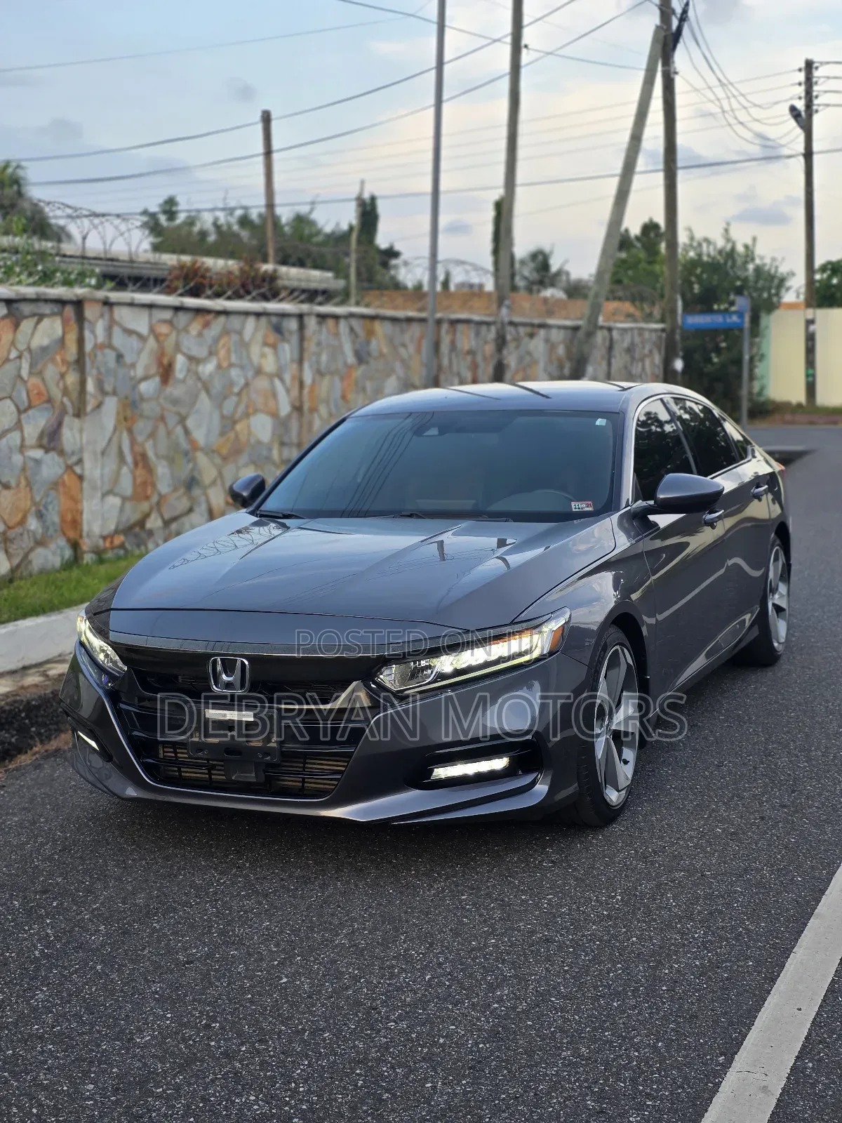 Honda Accord Sport 2018 Gray