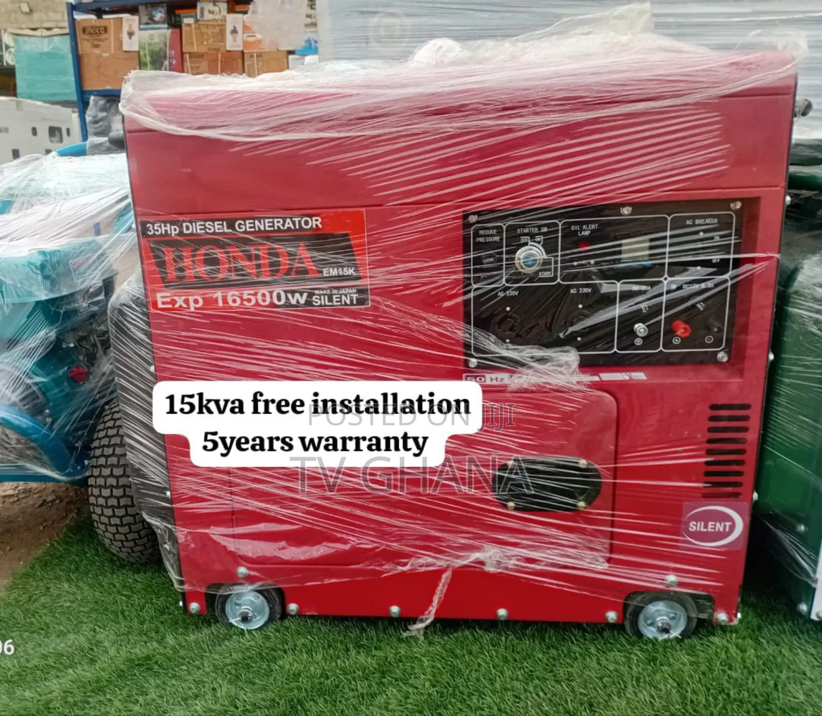 Load Up Light Up Honda 15kva Diesel Genset Honda Genset