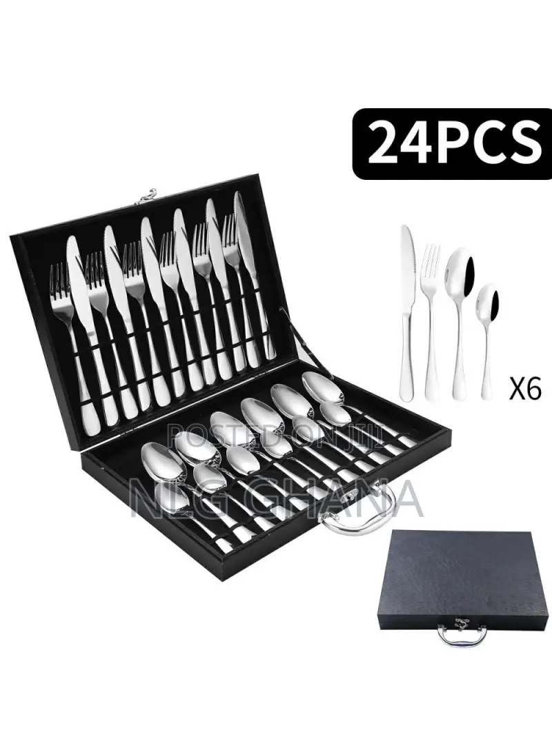 24pcs Silverware Set Stainless Steel. Model Number: