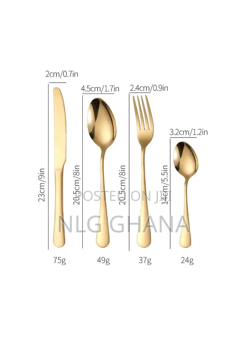 24pcs Silverware Set Stainless Steel. Model Number: