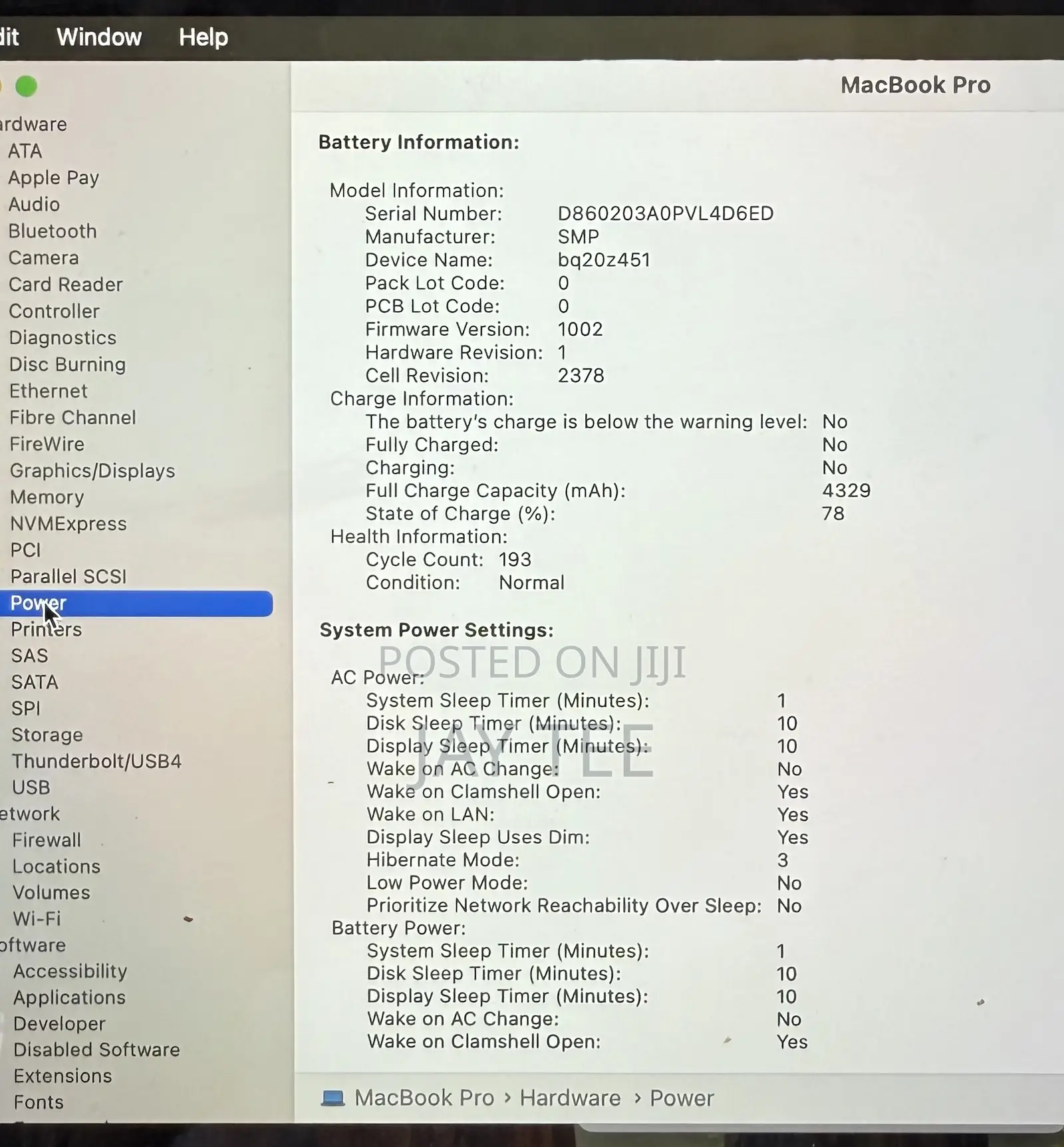 Laptop Apple MacBook Pro 2020 8GB Intel Core I5 SSD 512GB