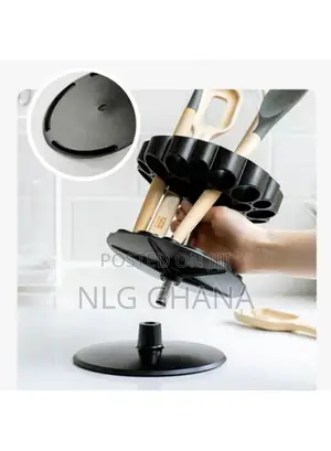 Rotating Cutlery Organizer Kitchen Utensil Holder. Tvx26016