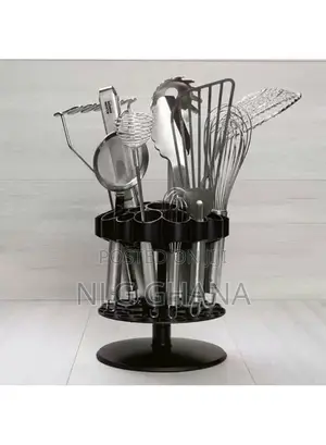 Rotating Cutlery Organizer Kitchen Utensil Holder. Tvx26016