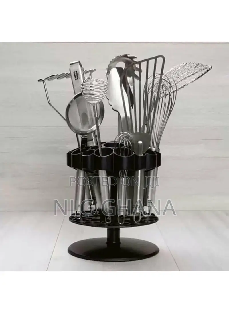 Rotating Cutlery Organizer Kitchen Utensil Holder. Tvx26016
