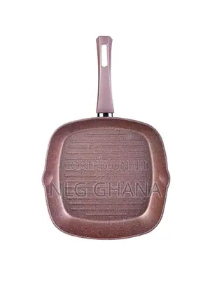 2 PCS Biogranit Frying Pan Grill Pan - Rosegold. Kar1591