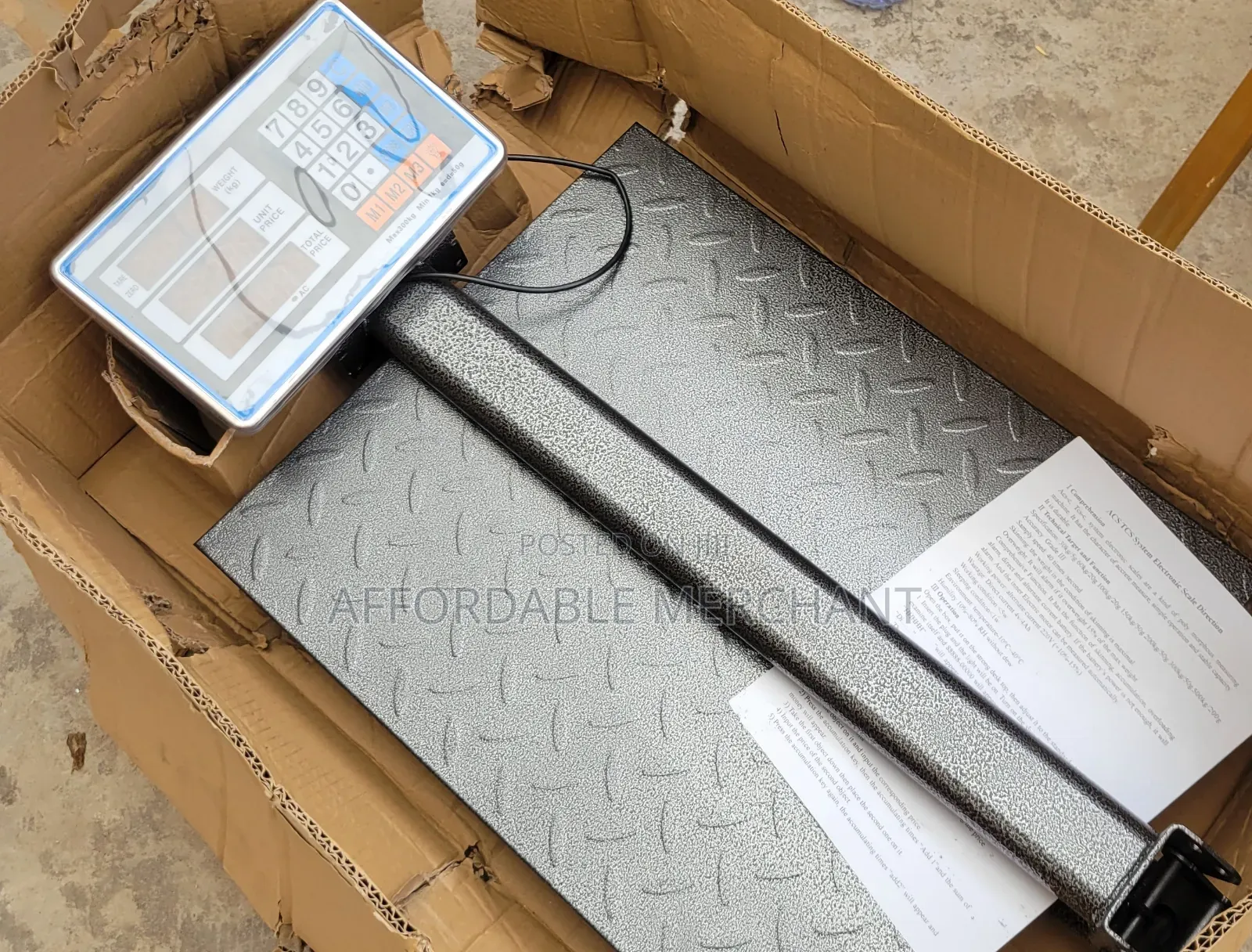 Commercial Weighing Scale (500 Kilograms Max Weight)